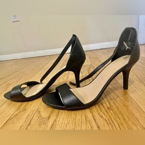 Time Tru Black Strap Heels Womens Size 10,  NWOT